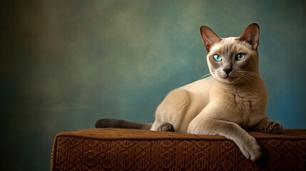 Relaxing with a Tonkinese