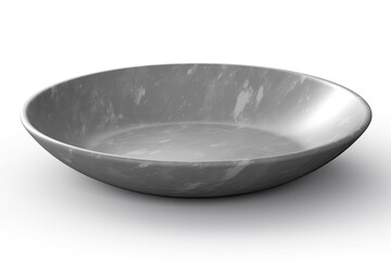white bowl on a table with natural light shining on it Generative AI