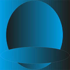 Bright abstract vector background in the form of shapes in blue and blue