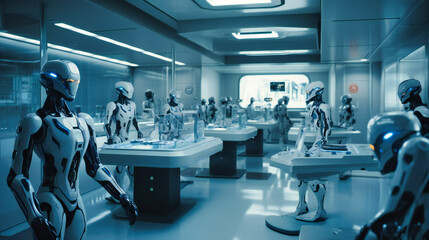 Robots what can be done at an in vitro diagnostic lab