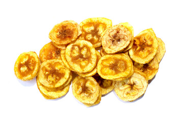 Banana stuffed with tamarind. Fruit snack