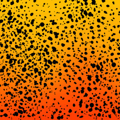 orange background with black spots special for overlay