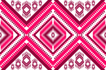 geometric abstract ethnic pattern design Aztec tapestry, decorative wallpaper, chevron textiles Tribal African Indian Embroidery Pattern Vector Background