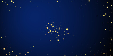 Magic stars vector overlay.  Gold stars scattered