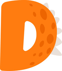 Dinosaur Alphabet D Letter