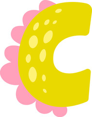 Dinosaur Alphabet C Letter