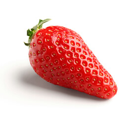 Fresh strawberry on white background