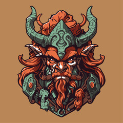 Viking berserker tshirt artwork