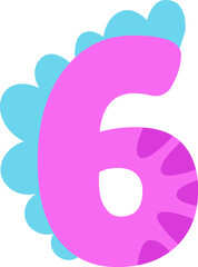 Dinosaur Alphabet 6 Digit