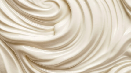 Cream texture of light color. Generative AI