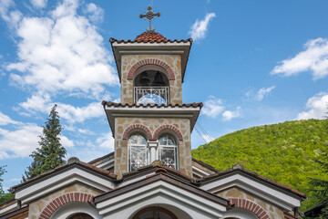 Spring view of Vrachesh Monastery, Bulgaria