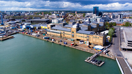 National Oceanography Centre building in the Port of Southampton on the Channel coast in southern...