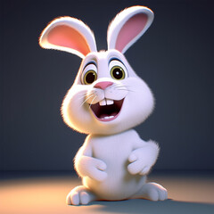 Naklejka premium easter bunny rabbit