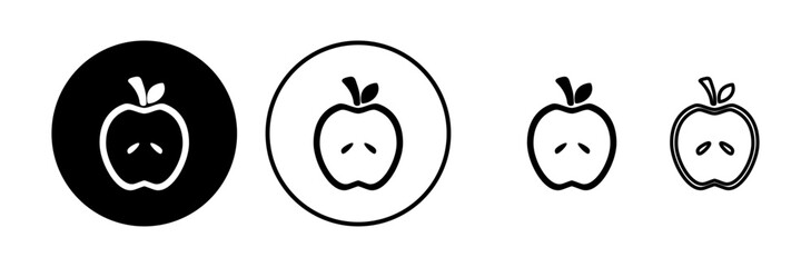 Apple icon vector. apple symbol