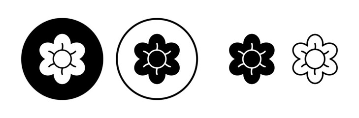 Flower icon vector. floral icon. flower logo