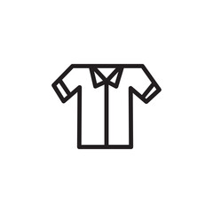 Dress Fashion Shirt Outline Icon