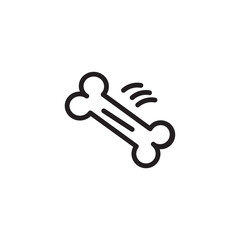 Bone Care Dog Outline Icon