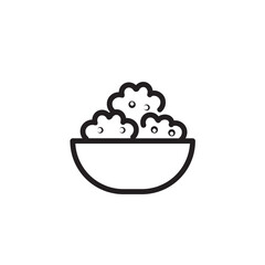 Bowl Canine Dog Outline Icon