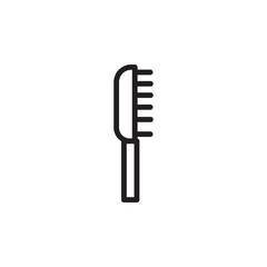 Brush Cat Comb Outline Icon