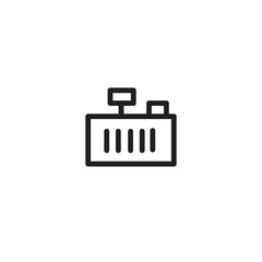 Car Engine Service Outline Icon