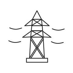 24h non stop neon icon Blue and yellow neon vector icon on Black background. Editable vector illustration.