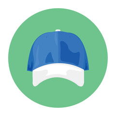Baseball cap on white background