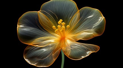 Beautiful Artistic Flower in Vibrant Colors