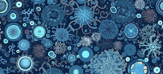 Virus through the microscope, generative AI