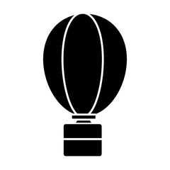 Hot air balloon icon, vector illustration. vector hot air balloon icon illustration isolated on white background 