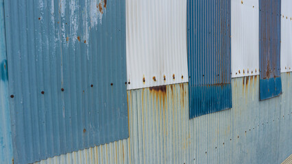 古い錆びたトタンのテクスチャ素材