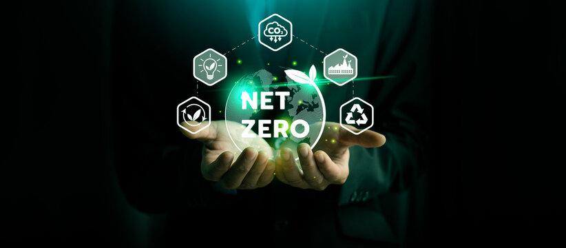 Net zero greenhouse gas emissions target.climate neutral long term strategy.No toxic gases, implementing carbon capture and storage technologies. sustainable future. Net zero by 2050