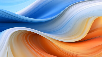 Abstract colorful lines wave presentation background gradient modern dark blue neon stripes background