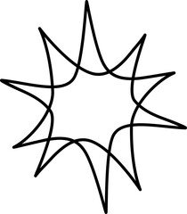 Hand drawn star