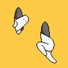 design pixel art mr do nothing