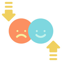 feedback analysis flat icon