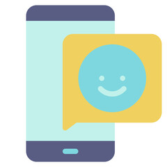 feedback notification flat icon