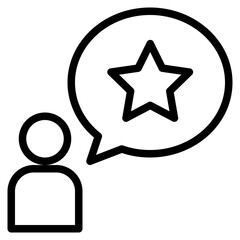 grade outline icon