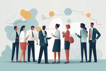 Dynamic Dialogues: Cartoon Characters Conquering Business Communication