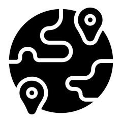 destination Solid icon