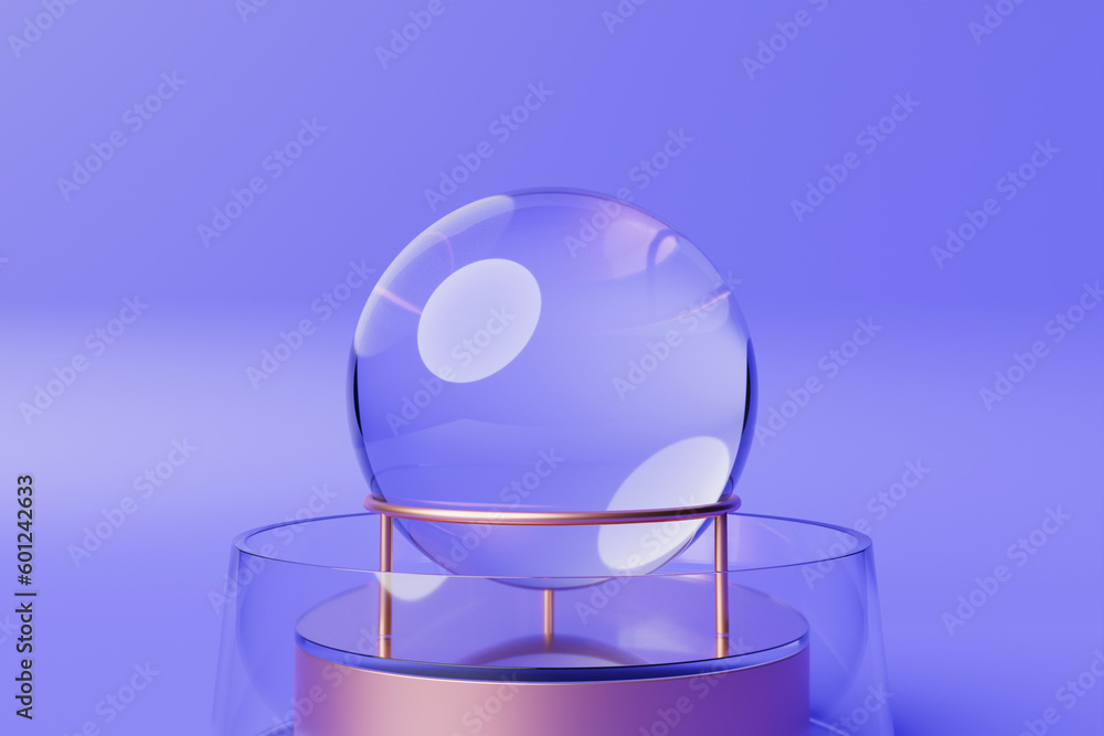 Poster 3d rendering of realistic composition primitives. abstract theme for trendy designs.