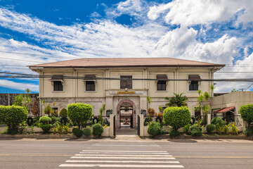 Cebu Museum, former Cebu Provincial Detention and Rehabilitation Center jail, in philippines. Translation: Cebu Museum - obrazy, fototapety, plakaty