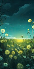 Fototapeta na wymiar flower meadow in spring. Beautiful cosmos flowers blooming in garden. Beautiful summer natural background. White daisies and wild flowers on the meadow in sunny weather. Generative AI