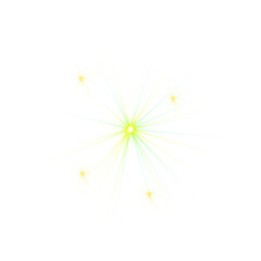 Obraz premium Lens flare sparkling light multicolor