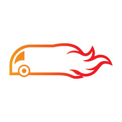 Car delivery logo images illustration