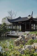 Fototapeta premium chinese pavilion in the park