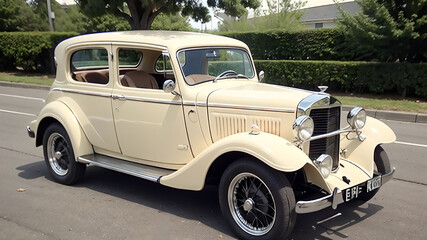 [AI ART] AI generated old car