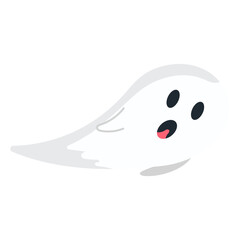 Obraz premium Halloween Ghost Illustration 02