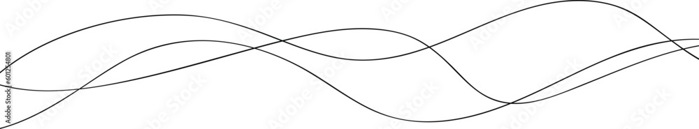 Poster abstract thin line wavy pattern art.