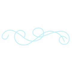 Curved Doodle Wind Blow