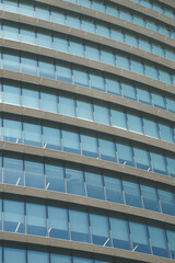 Fototapeta premium detail short of singapore modern city buildings.